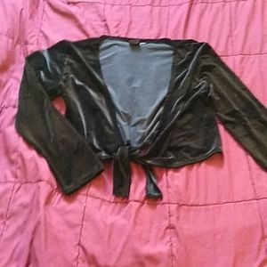 Stretch velvet jacket